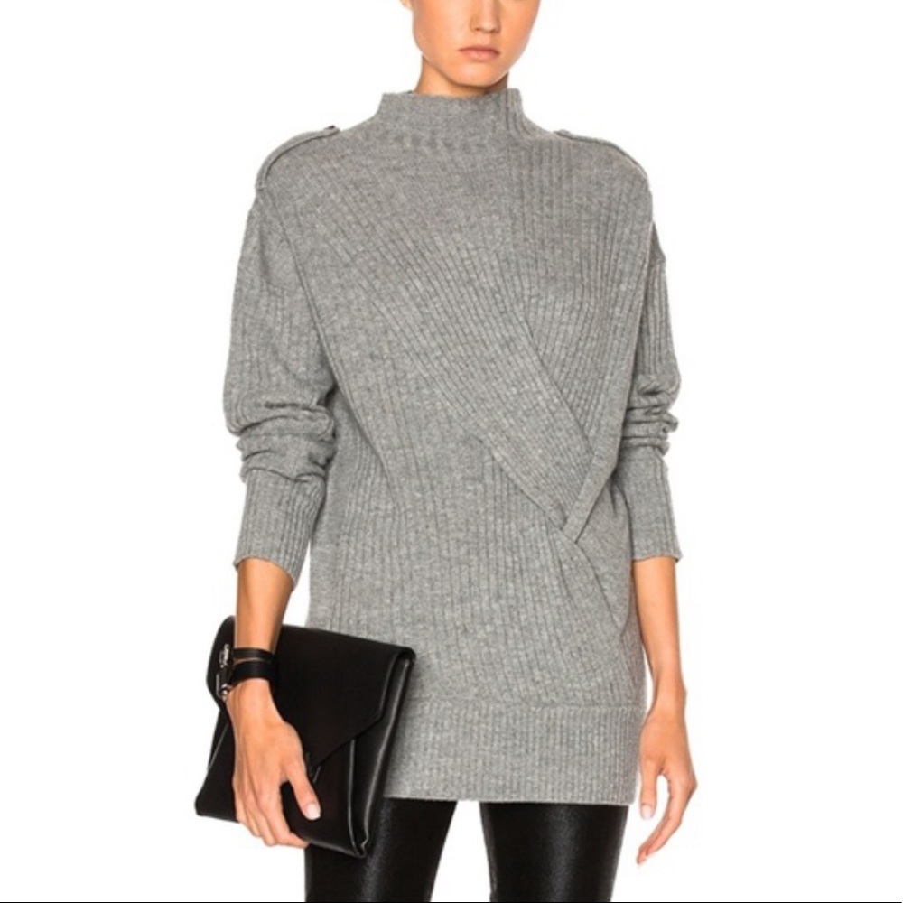 Rag & Bone Gray Twist Sweater